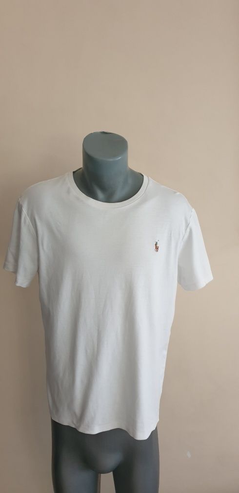 POLO Ralph Lauren Cotton Custom Slim Fit  L ОРИГИНАЛ 4бр. Мъжки Тениск