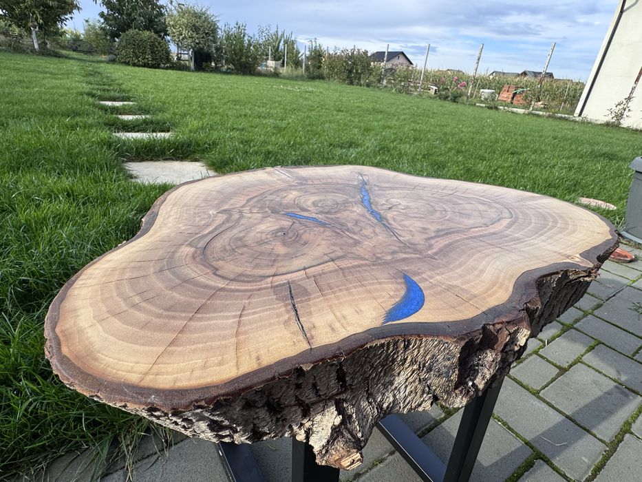 Masa cafea lemn de nuc