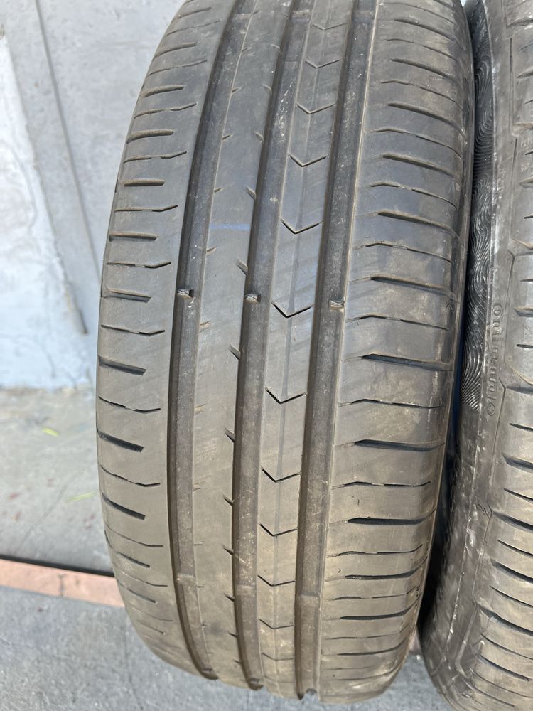 2 бр. летни гуми 195/65/15 Continental 5 mm DOT 0217