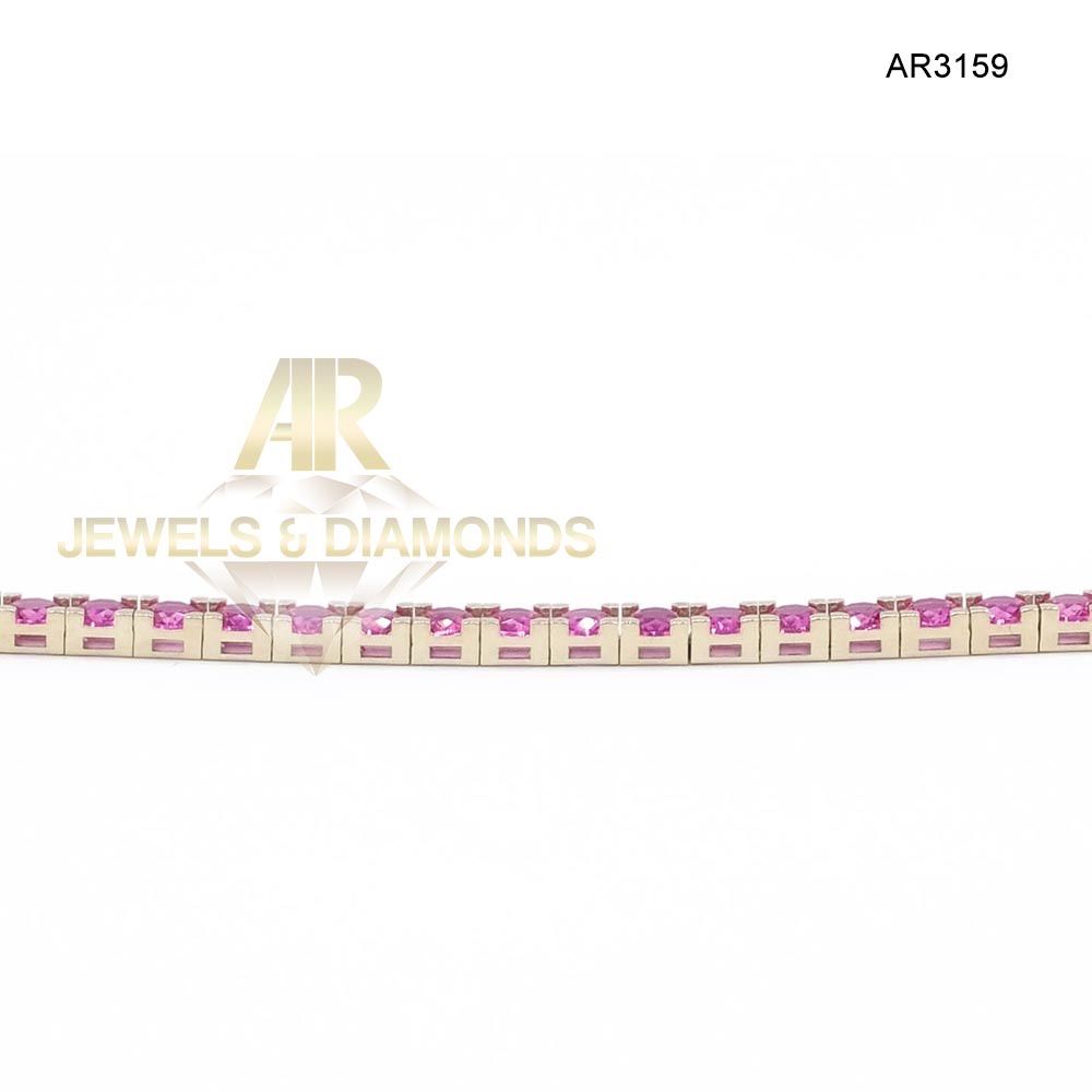 Bratara Tennis Aur 14K model nou unisex ARJEWELS(AR3159)