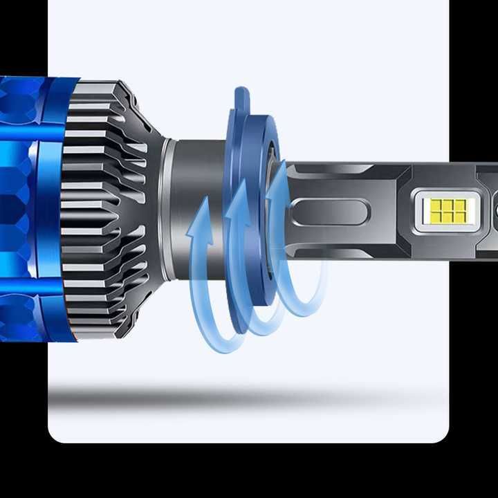 ТОП КАЧЕСТВО, Лед системи H7 LED/ Лед крушки H7  220W 25000LM 6000K