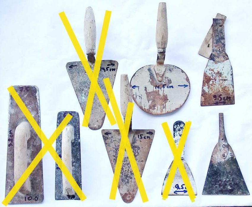 Шпатель для затирки, советский