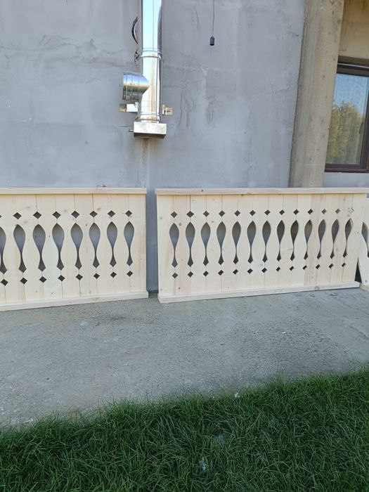 Stâlpi sculptați și scândură ornamentală!