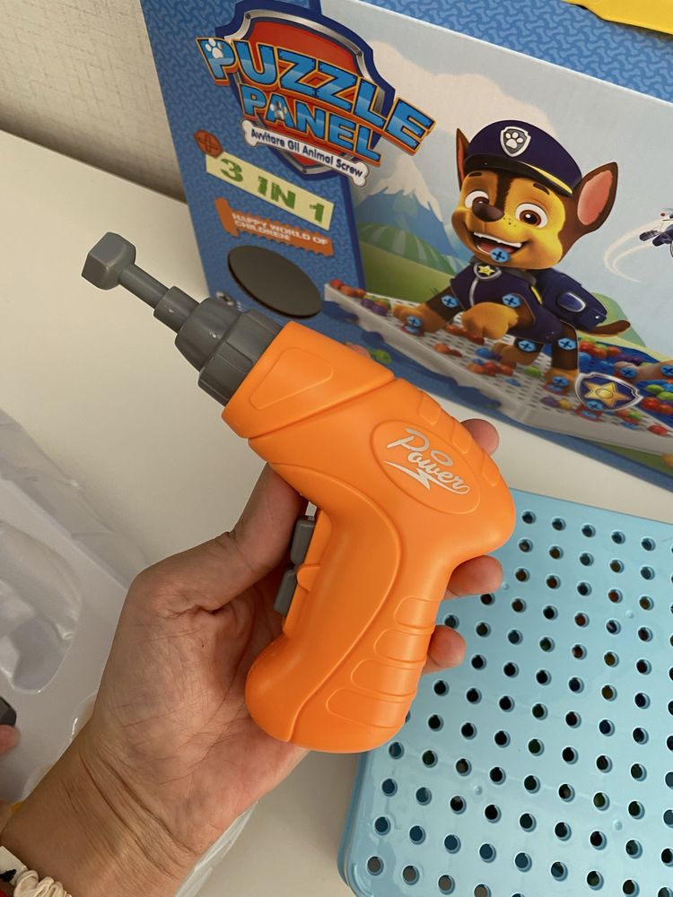 Конструктор - 3D мозайка с винтоверт, Пес Патрул, Paw Patrol