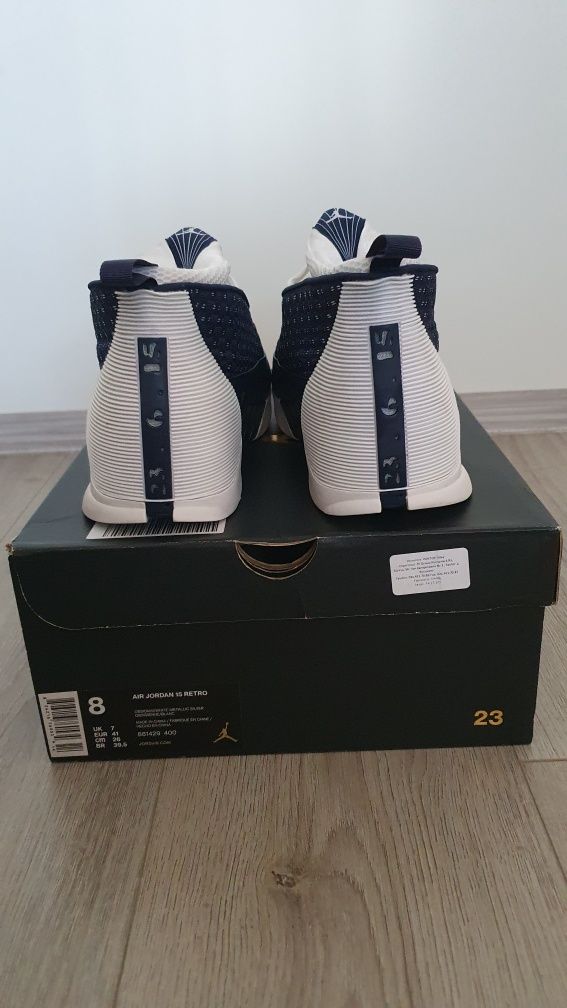 Air Jordan 15 Retro Obsidian Noi