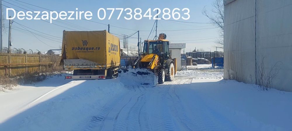 Servicii buldoexcavator , deszapezire , piconari , demolari