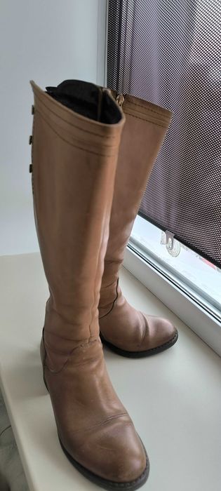 Сапоги 38 размер. Натуральная кожа внутри натуральная шерсть