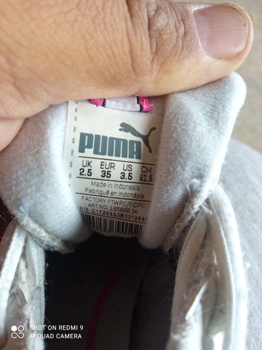 Vând adidași Puma pentru copii mărimea 35!