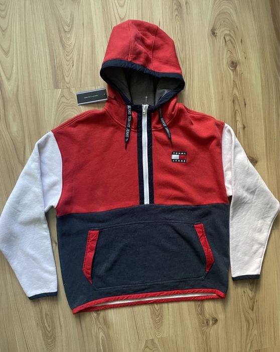 TOMMY HILFIGER / Нов мъжки анорак/суичър L/XL
