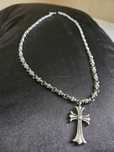 Lanţ "Chrome Hearts" argintiu
