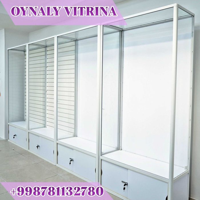 Oynaly vitrina, Акция, прилавки, savdo vitrinalar stellajlar