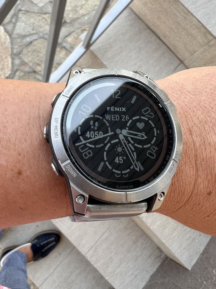 Garmin Fenix 7 Titanium Saphir Solar
