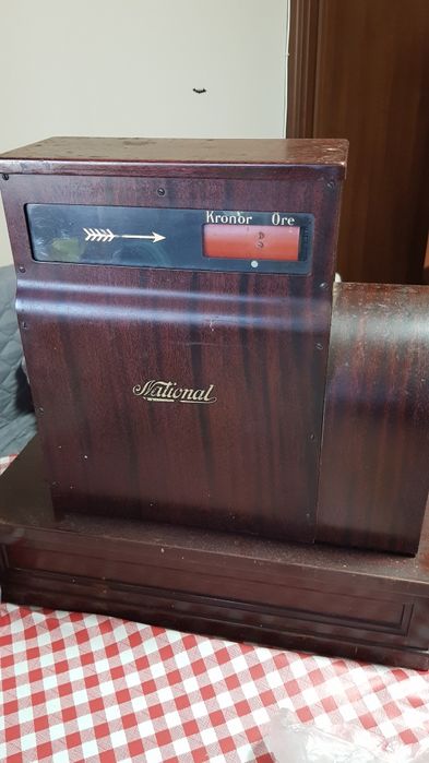 Стар колекционерски касов апарат National