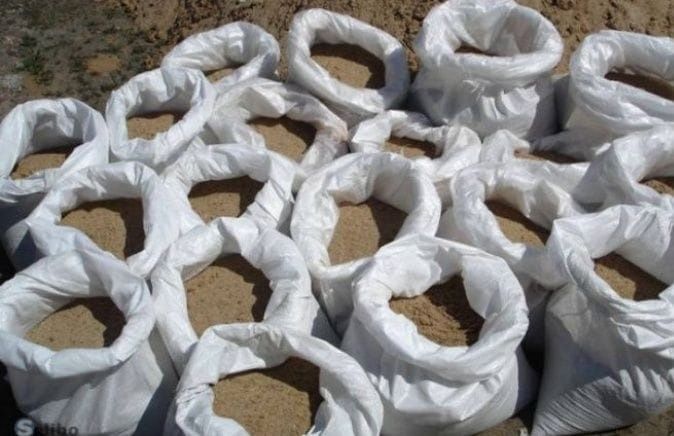 Песок/щебень/керамзит в мешках