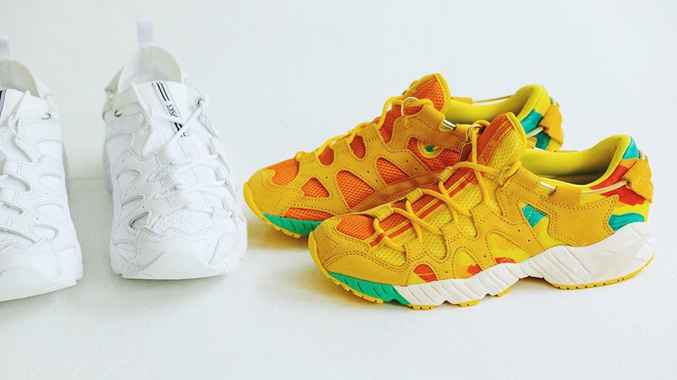 Adidasi originali Asics Gel lyte MAI X Sunflower, masuri 40-44