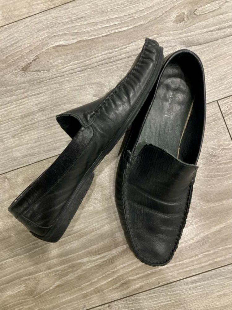 Mocasini de piele
