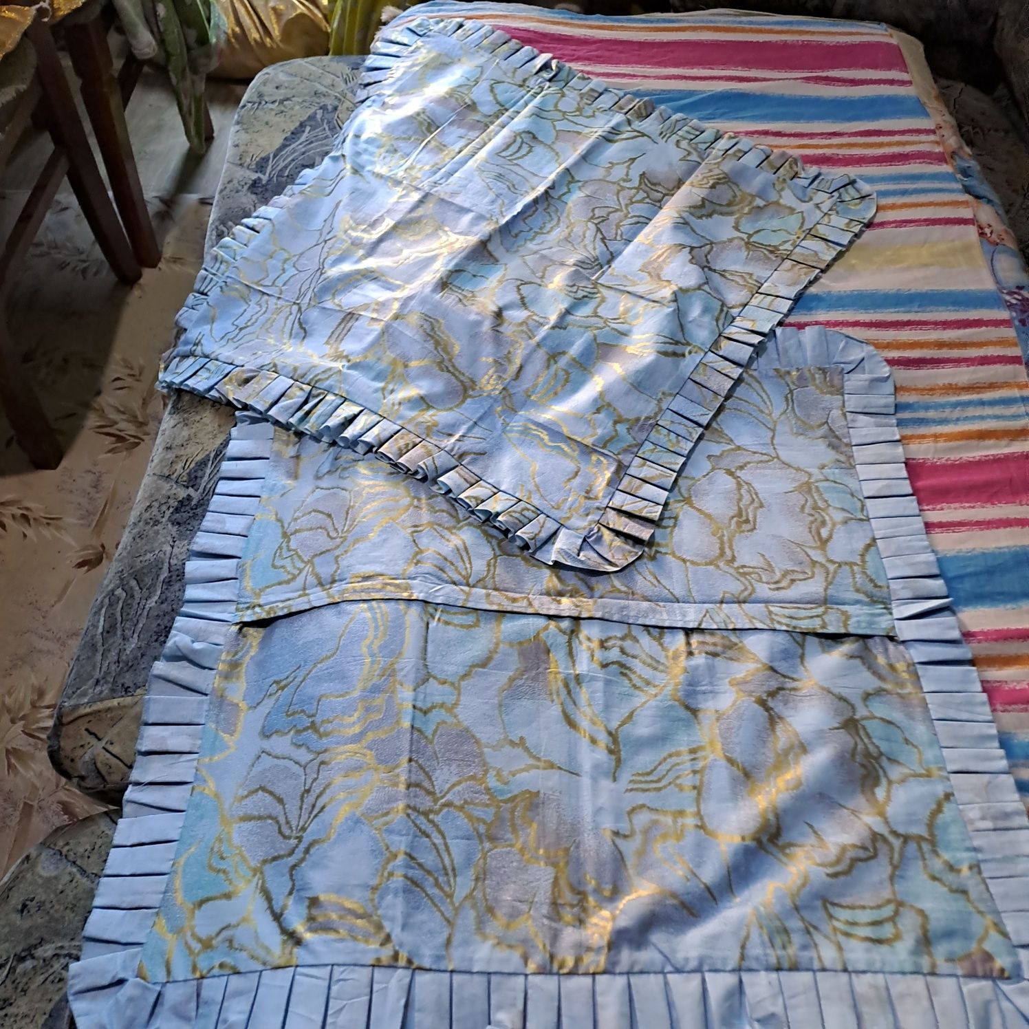 Постельный  белой,Сатин, Турция х/б. 180.000с.