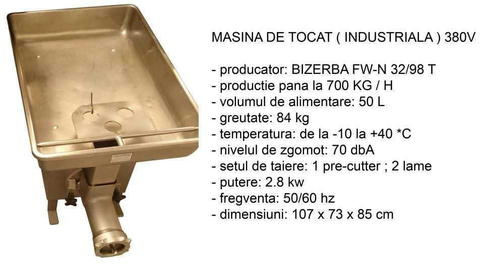 UTILAJE procesare carne