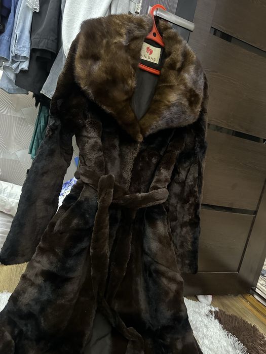 Норковая Шуба натуральная длинная