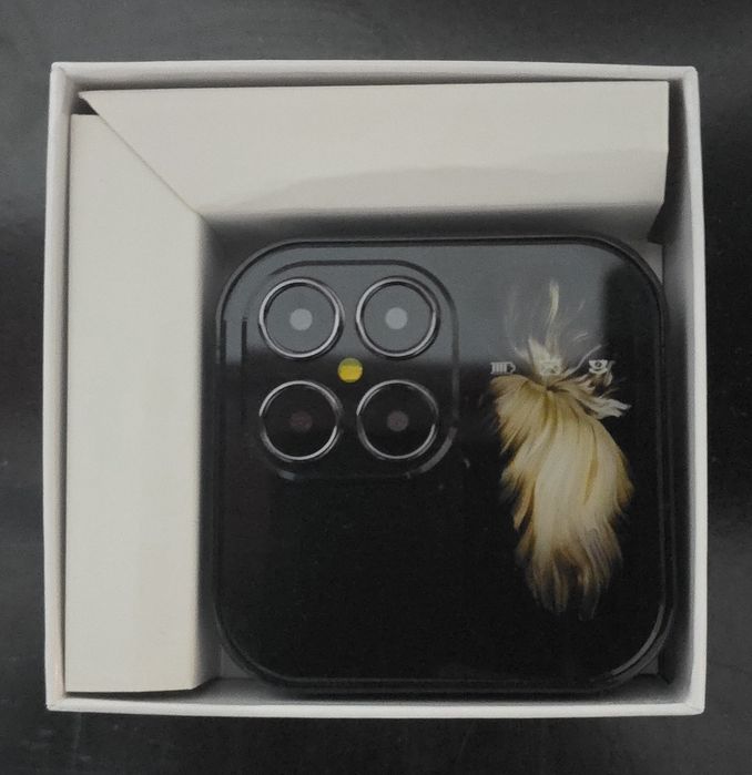 Мини телефон флип фон MTK i17 pro черен