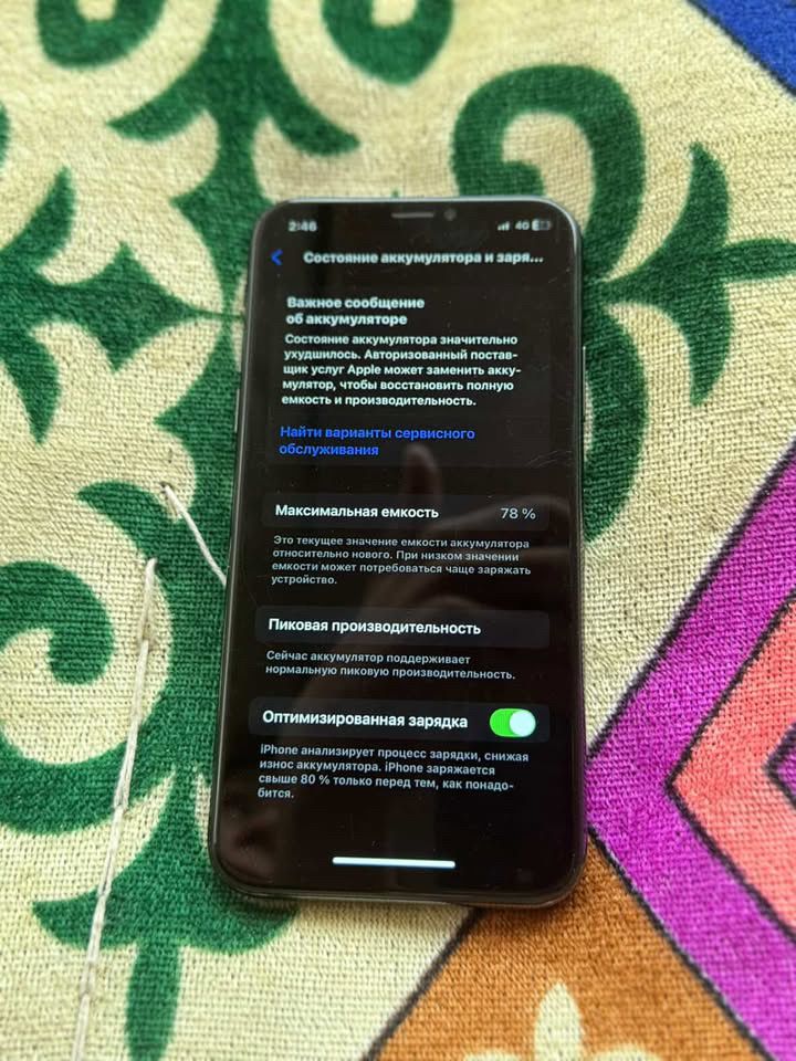 iPhone xs память 256