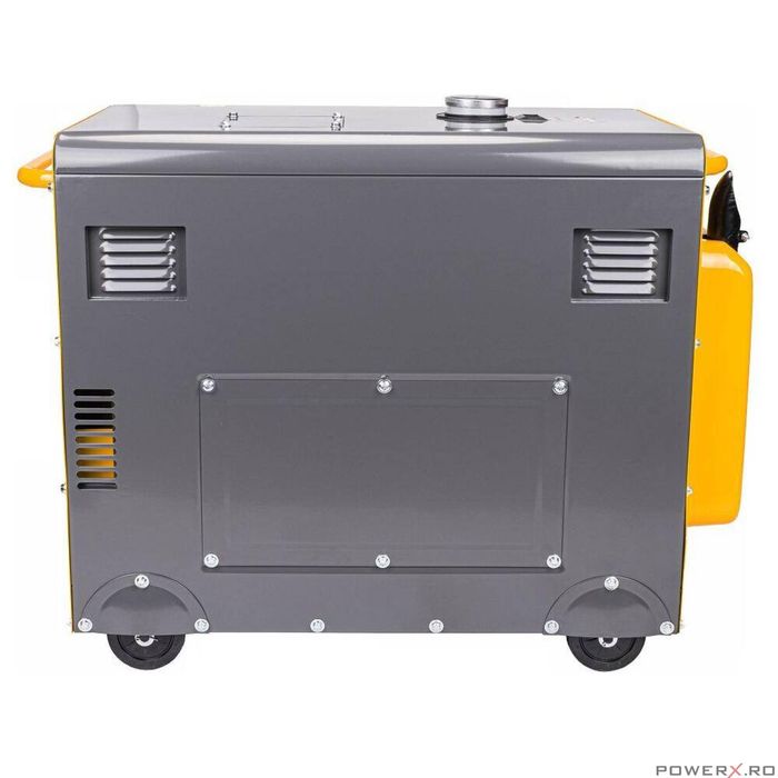 Generator de curent pe motorina 6.5 kw, pornire la cheie, 2 in 1