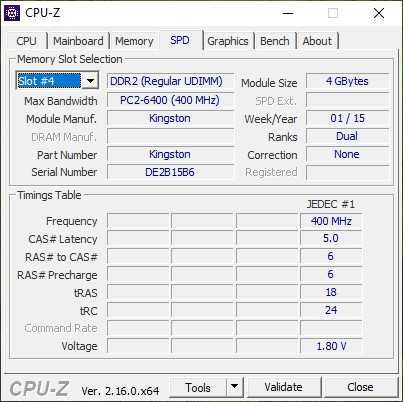 RAM DDR2 Samsung 4GB(1x4GB) 800MHz