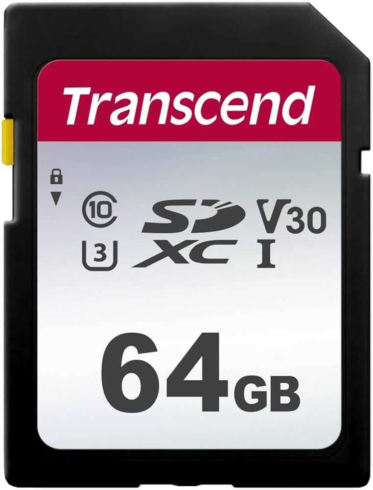 Карта памяти Transcend SDXC/SDHC 300S 64 ГБ TS64GSDC300S