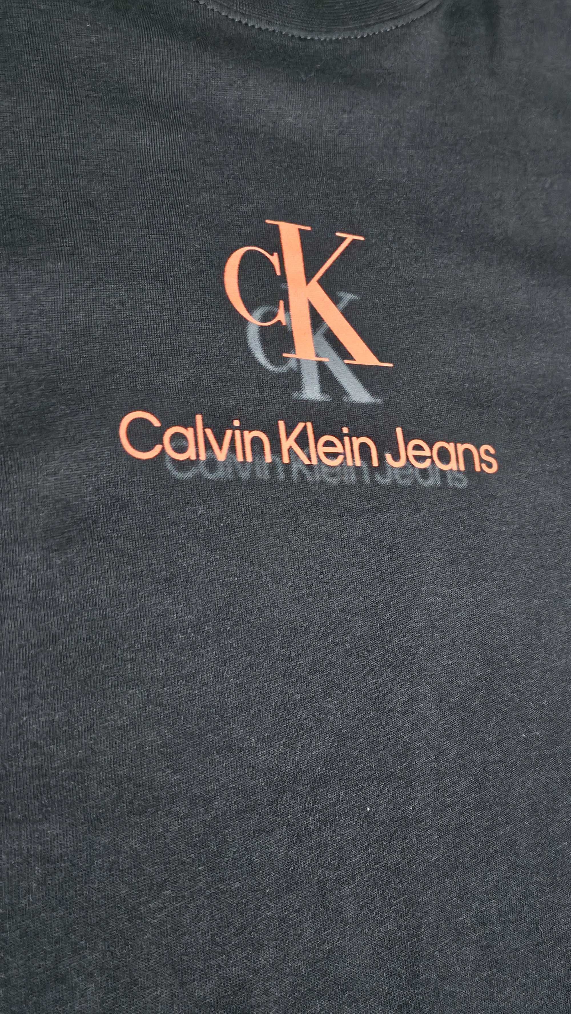 Оригинална Мъжка Черна Тениска Calvin Klein Jeans - Чисто Нова