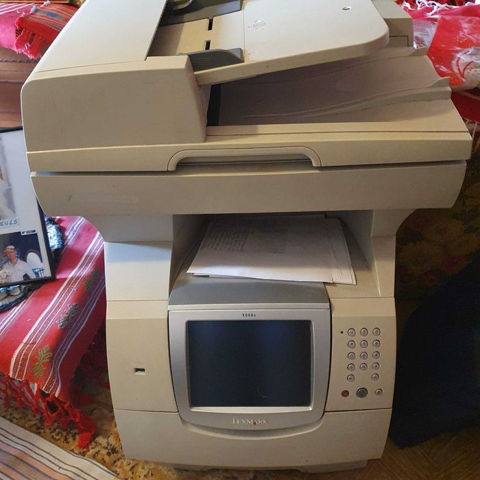imprimanta multifunctionala alb negru lexmark X646e + modul + cartuse