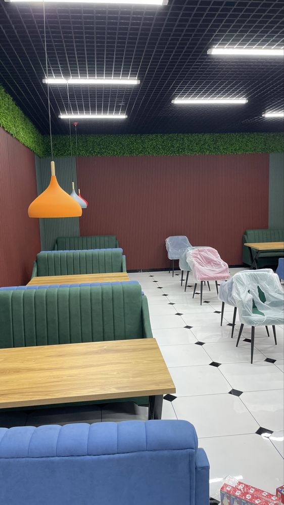 Kafe restaranlar uchun devanlar( Yumshoq Mebelar)