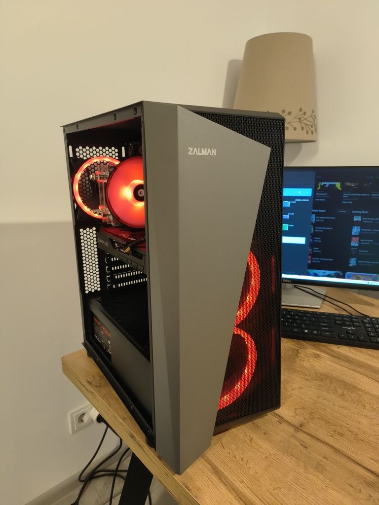 PC gaming Intel i5 9400F, M.2 NVMe, 1 tb, RAM 16gb 3200mhz, RX470 4gb