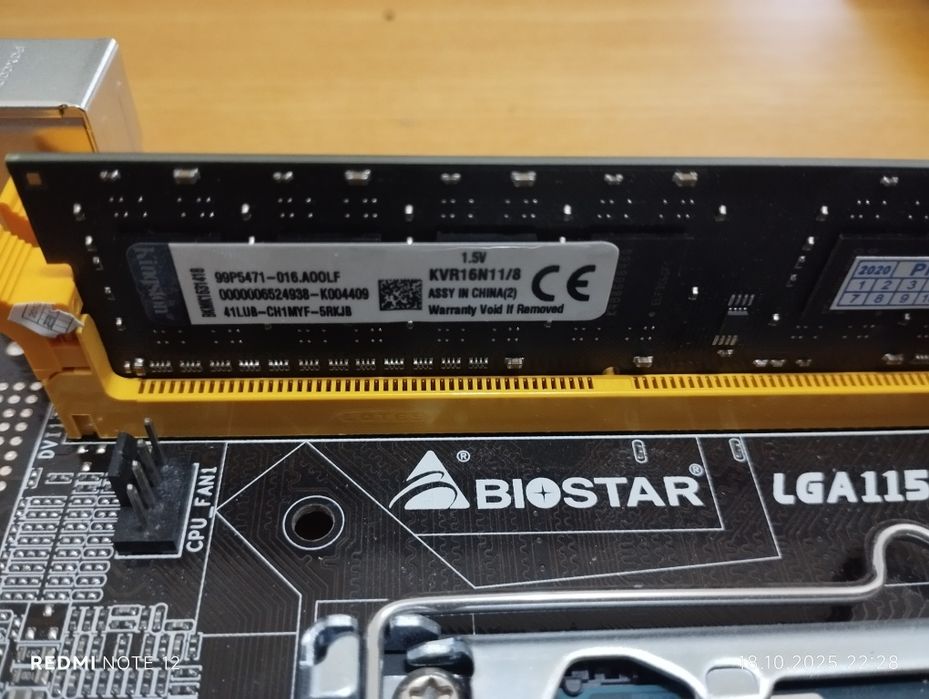 Продам комплект материскую плату H81 + видео карта 2 гб + 8 озу DDR 3