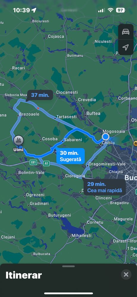 Teren intravilan comuna Ulmi