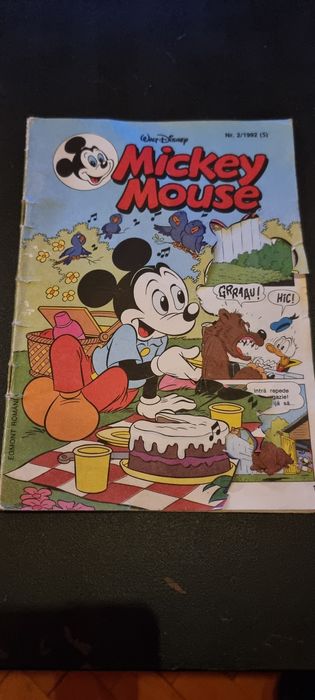 Primul numar al reviste Mickey Mouse din Romania 1991