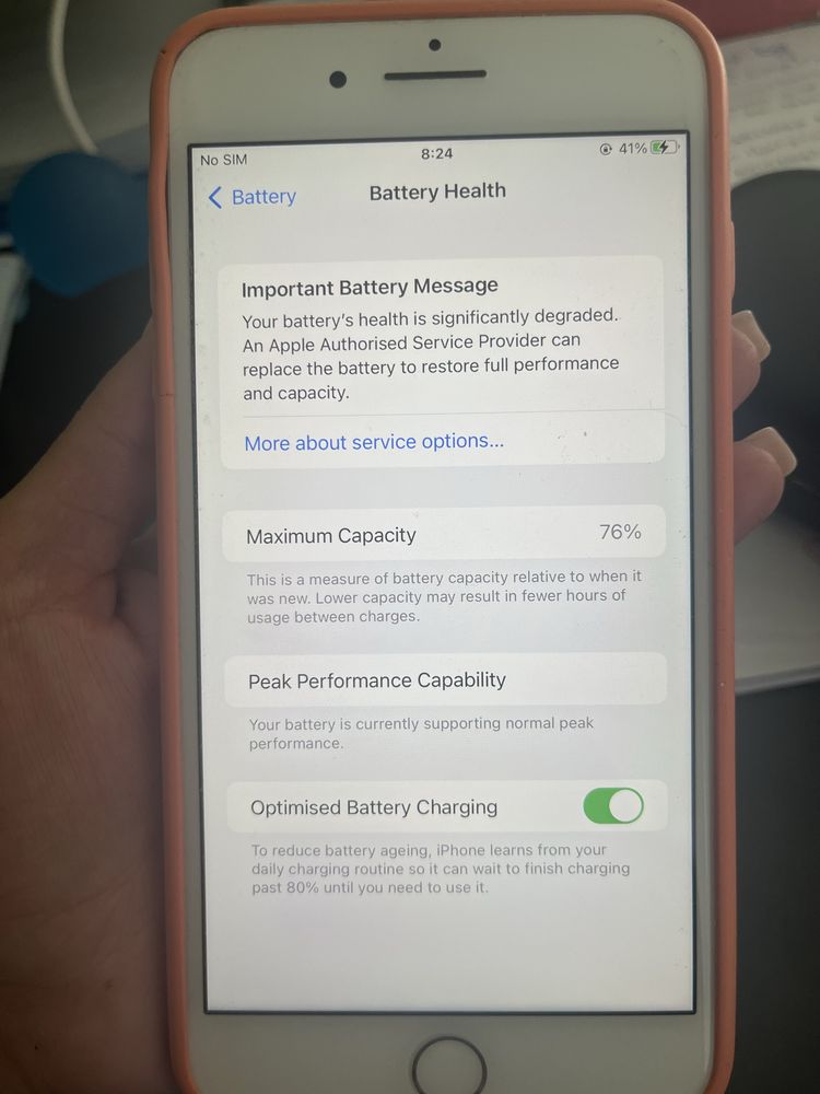 Iphone 8 plus в перфектно състояние