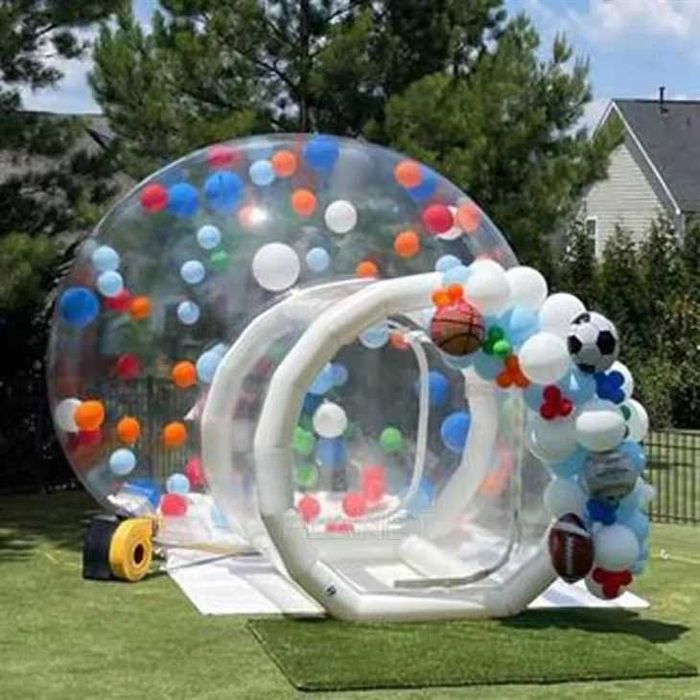 Надуваема балонена къща тип иглу балонна палатка за парти 2,5м 4м