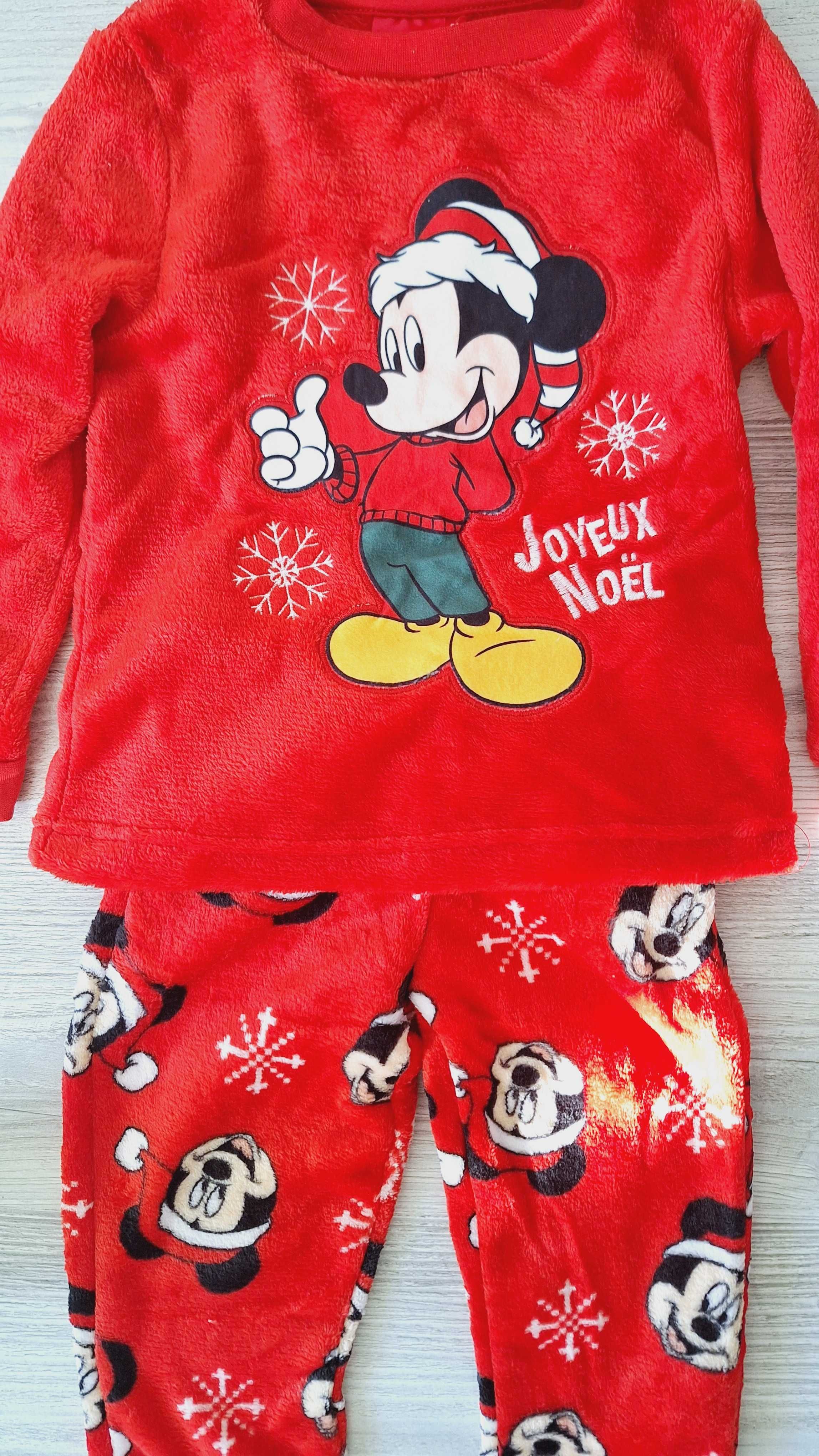 Pijama MICKEY MOUSE, maneca lunga, rosie