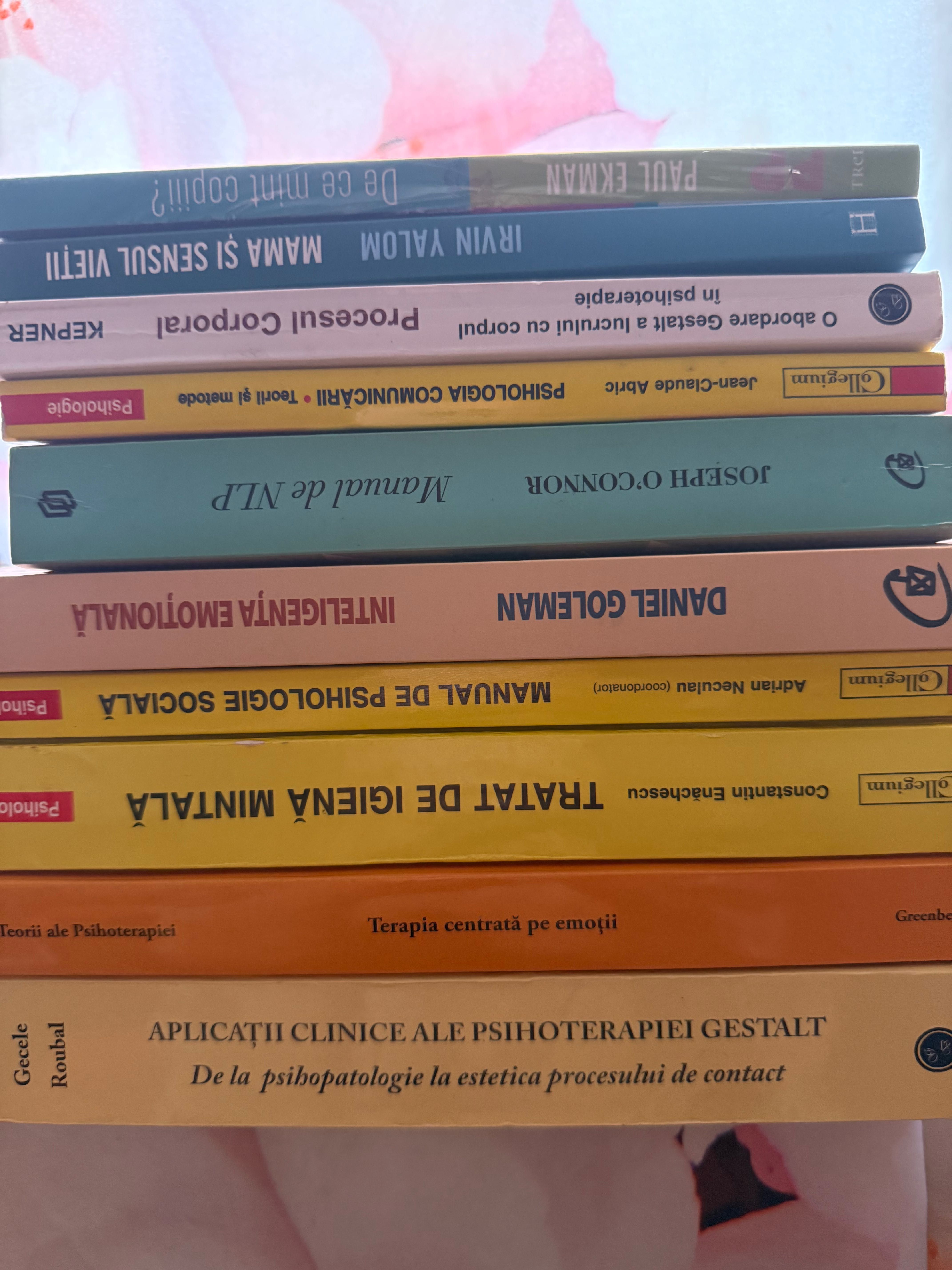 Set de 10 cărți - psihologie și psihoterapie