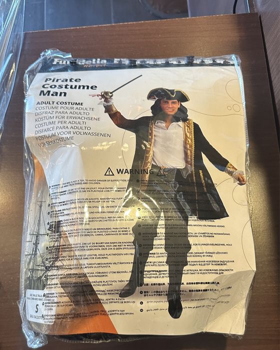 Costum de pirat Deluxe pentru bărbati - Colectie Colonial