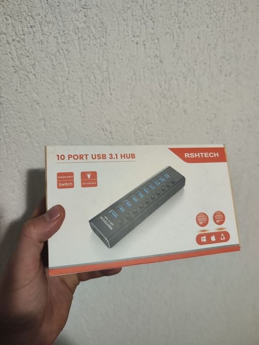 10 port usb 3.1 hub