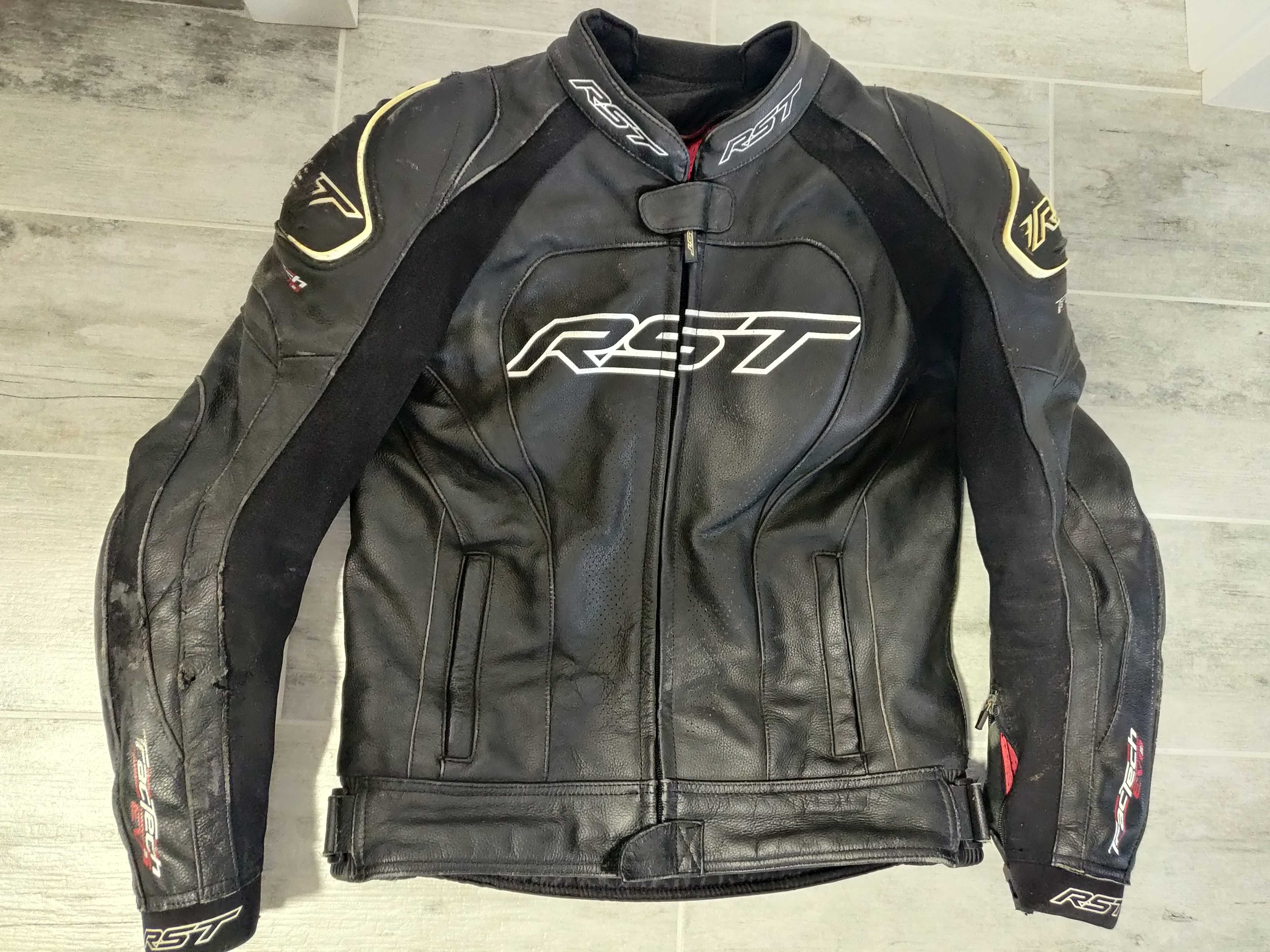 Geaca moto piele RST TRACTECH EVO 2 Negru