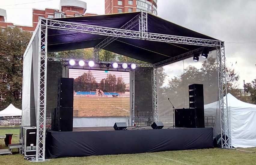 Лэд экраны, сцена, подиумы, пресстены аренда прокат