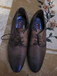 Туфли мужские, 41 размер, кожа, фирмы ETOP, произ-во Турция.