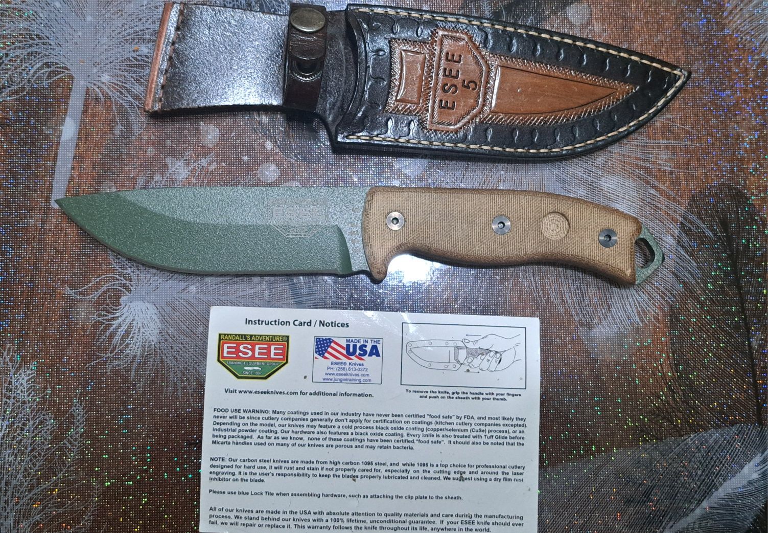 Нож Esee 5 с доживотна гаранция