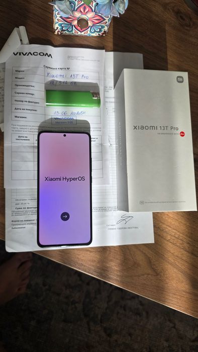 Xiaomi 13T Pro 12/512 Гаранция НОВ