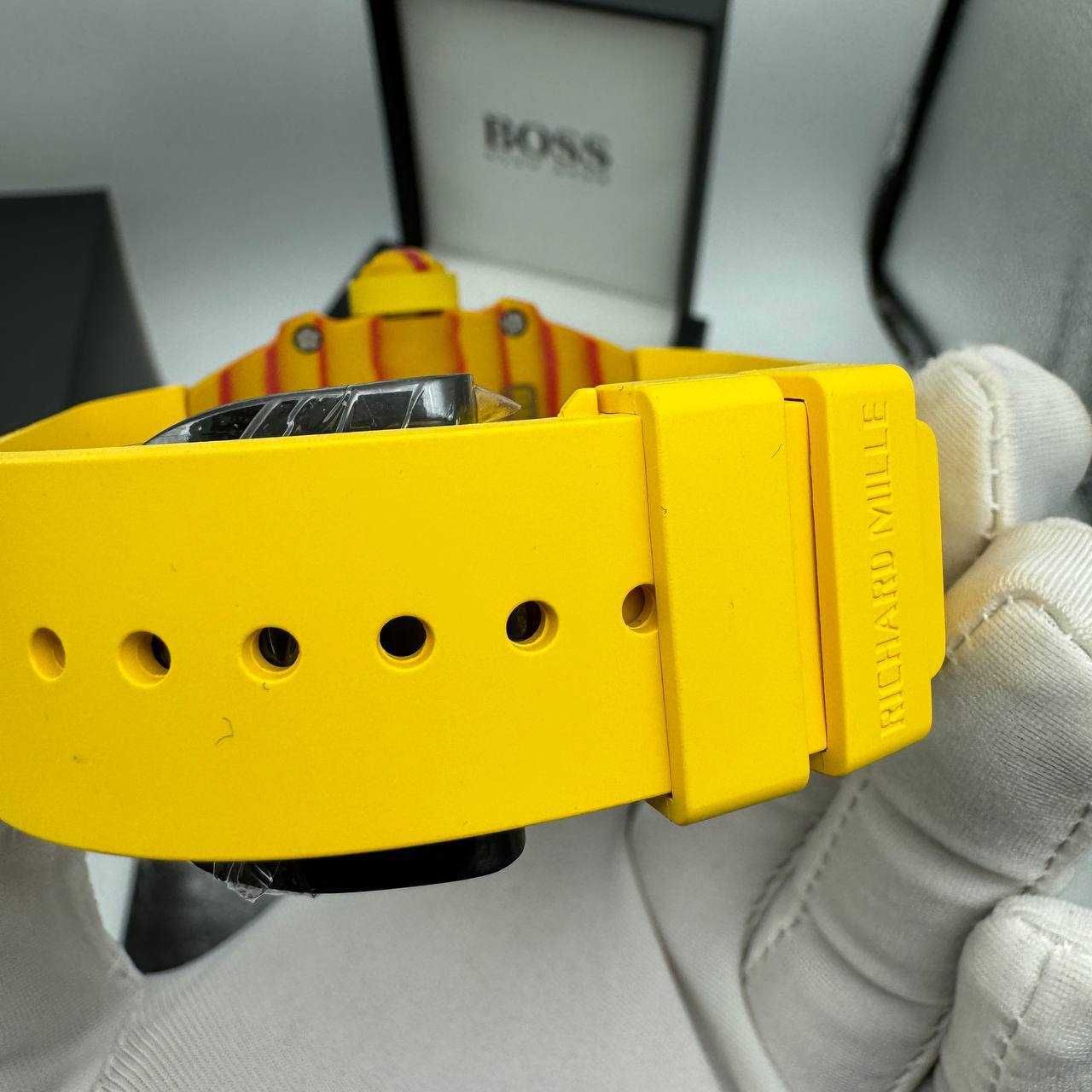 Richard Mille RM27-03 Rafael Nadal Yellow & Red Forged Carbon Skeleton