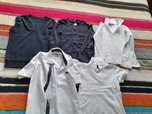 Uniforma scolara bluze albe 7-8ani