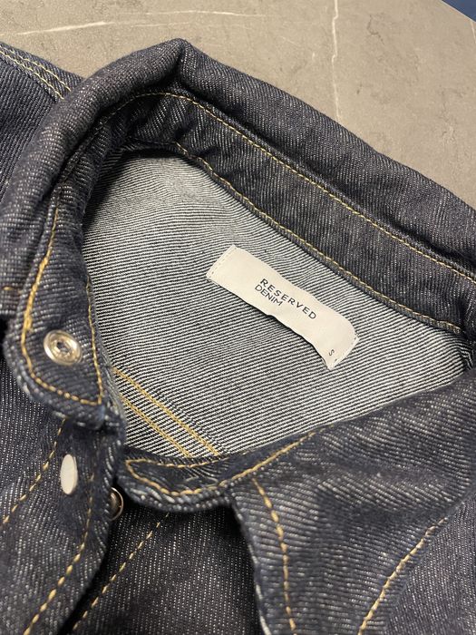 Cămașă denim/blugi Reserved 100% bumbac