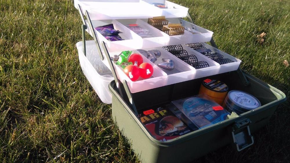 Троен рибарски куфар